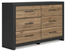 Vertani Dresser and Mirror - LasVegasFurnitureOnline.com