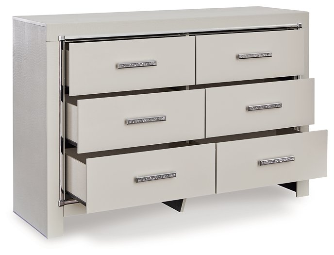 Zyniden Dresser and Mirror - LasVegasFurnitureOnline.com