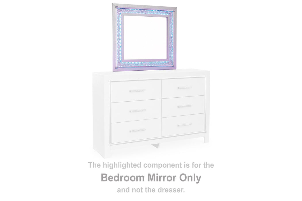 Zyniden Dresser and Mirror - LasVegasFurnitureOnline.com