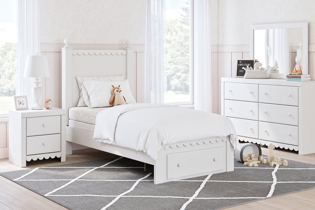 Mollviney Panel Storage Bed - LasVegasFurnitureOnline.com