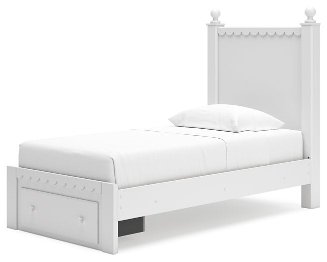 Mollviney Panel Storage Bed - LasVegasFurnitureOnline.com