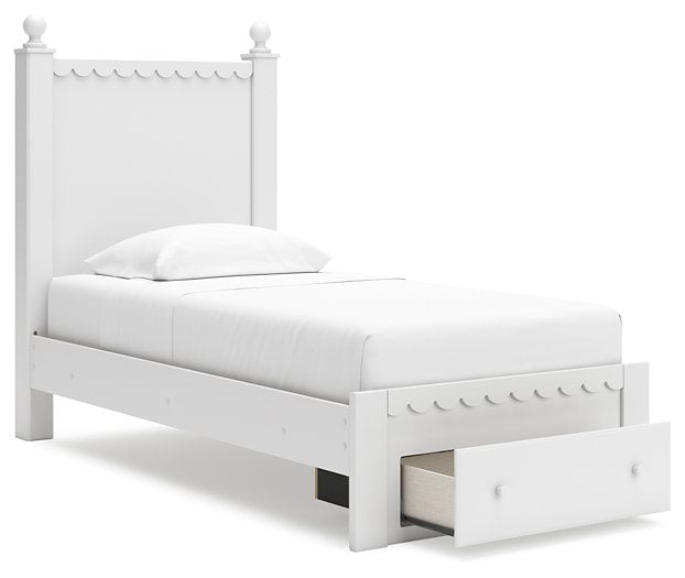 Mollviney Panel Storage Bed - LasVegasFurnitureOnline.com