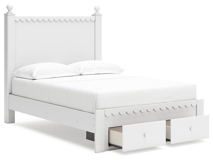 Mollviney Panel Storage Bed - LasVegasFurnitureOnline.com