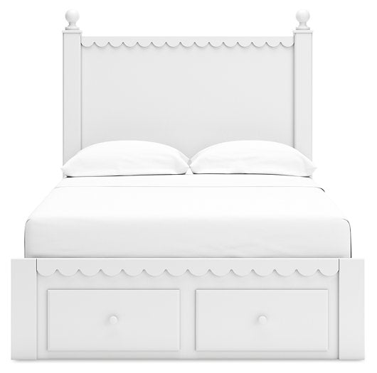 Mollviney Panel Storage Bed - LasVegasFurnitureOnline.com