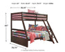 Halanton Youth Bunk Bed - LasVegasFurnitureOnline.com