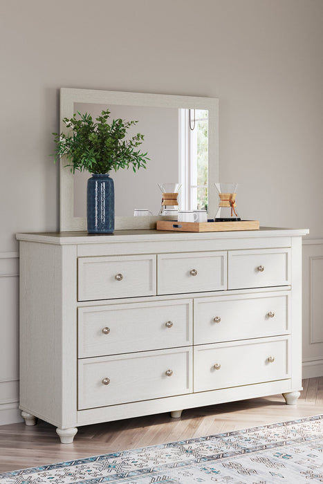 Grantoni Dresser and Mirror - LasVegasFurnitureOnline.com