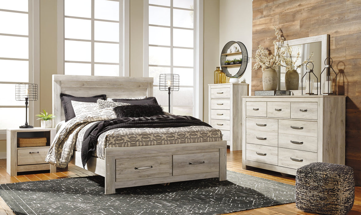 Bellaby Bed with 2 Storage Drawers - LasVegasFurnitureOnline.com