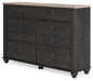 Nanforth Dresser and Mirror - LasVegasFurnitureOnline.com