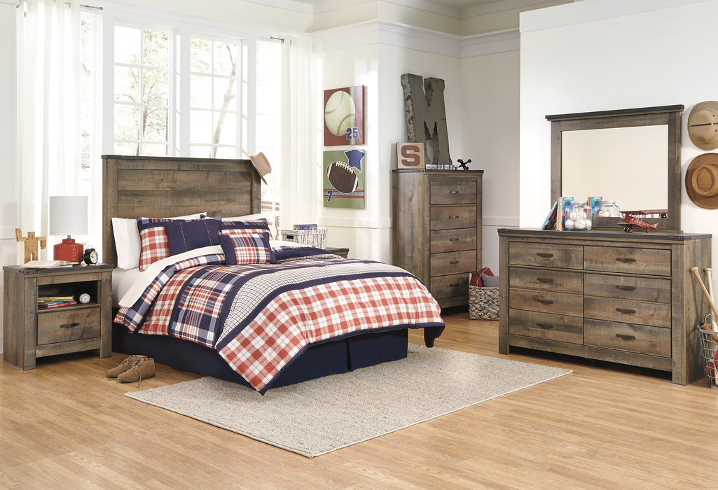 Trinell Bed with 2 Storage Drawers - LasVegasFurnitureOnline.com