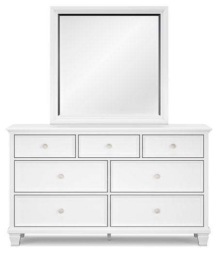 Fortman Dresser and Mirror - LasVegasFurnitureOnline.com