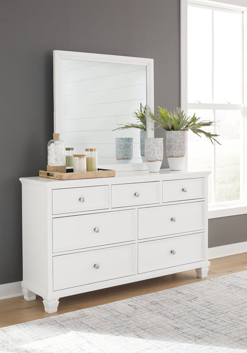 Fortman Dresser and Mirror - LasVegasFurnitureOnline.com