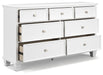 Fortman Dresser and Mirror - LasVegasFurnitureOnline.com