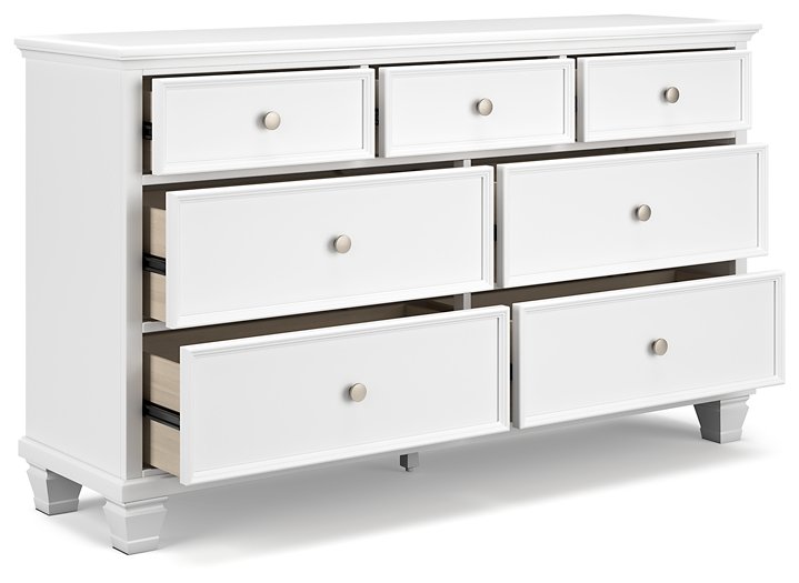 Fortman Dresser and Mirror - LasVegasFurnitureOnline.com