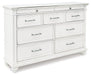 Kanwyn Dresser and Mirror - LasVegasFurnitureOnline.com