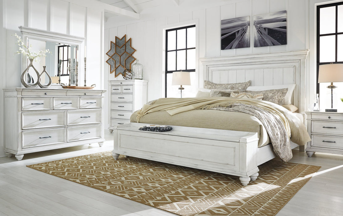 Kanwyn Bed with Storage Bench - LasVegasFurnitureOnline.com