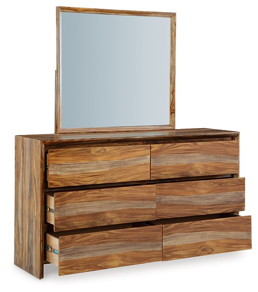 Dressonni Dresser and Mirror - LasVegasFurnitureOnline.com