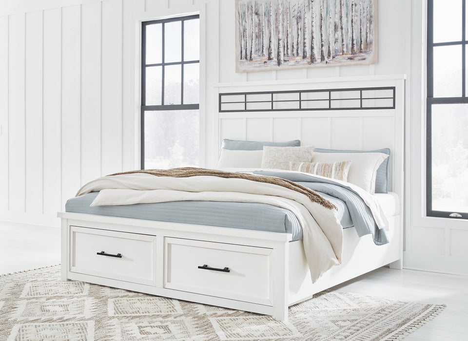 Ashbryn Panel Storage Bed - LasVegasFurnitureOnline.com