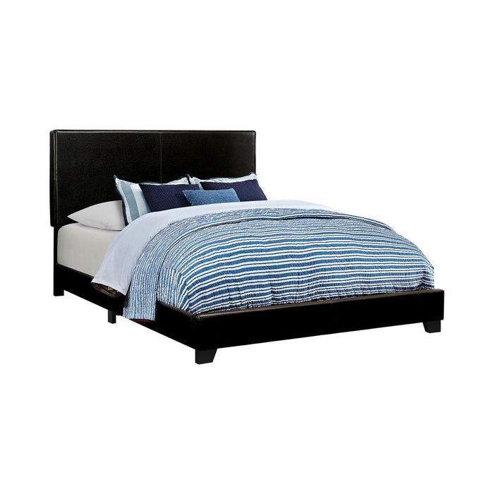 Dorian Upholstered Queen Bed Black - LasVegasFurnitureOnline.com