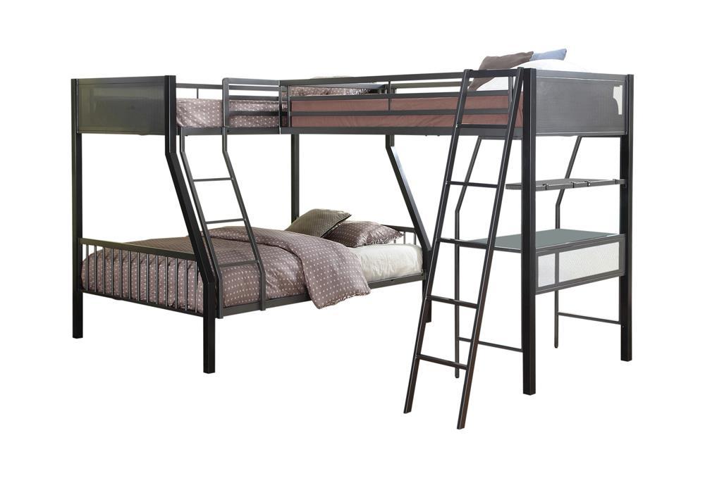 Meyers Traditional Grey Twin Loft Add On - LasVegasFurnitureOnline.com