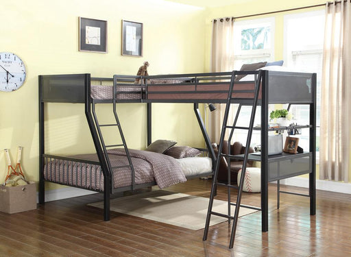 Meyers Traditional Grey Twin Loft Add On - LasVegasFurnitureOnline.com