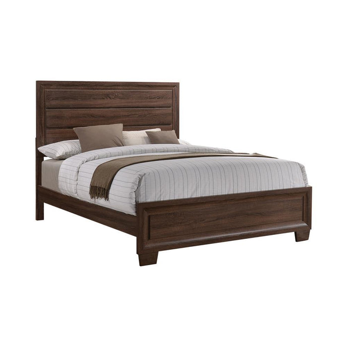 Brandon Eastern King Panel Bed Medium Warm Brown - LasVegasFurnitureOnline.com