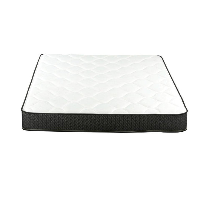 Santa Barbara Twin Mattress White and Charcoal