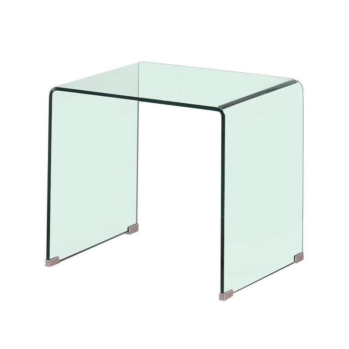 Ripley Square End Table Clear - LasVegasFurnitureOnline.com