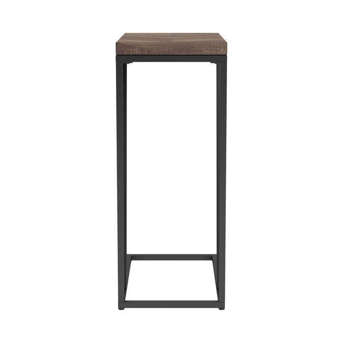 Sergio Chevron Rectangular Accent Table Tobacco - LasVegasFurnitureOnline.com