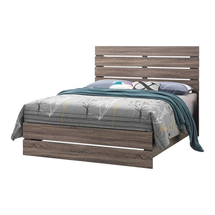 Brantford Queen Storage Bed Barrel Oak - LasVegasFurnitureOnline.com