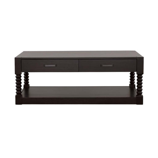 Meredith 2-drawer Coffee Table Coffee Bean - LasVegasFurnitureOnline.com