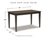 Kimonte Dining Table - LasVegasFurnitureOnline.com