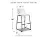 Centiar Pub Height Bar Stool - LasVegasFurnitureOnline.com