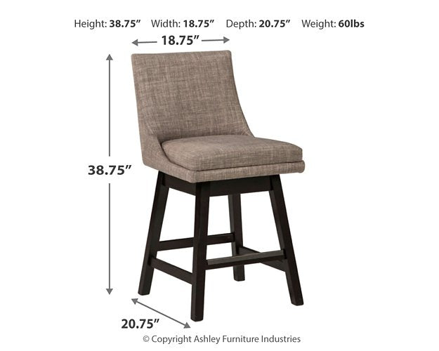 Tallenger Counter Height Bar Stool - LasVegasFurnitureOnline.com