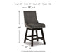 Tallenger Counter Height Bar Stool - LasVegasFurnitureOnline.com