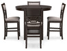 Langwest Counter Height Dining Table and 4 Barstools (Set of 5) - LasVegasFurnitureOnline.com