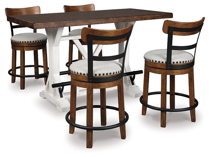 Valebeck Counter Height Dining Set - LasVegasFurnitureOnline.com