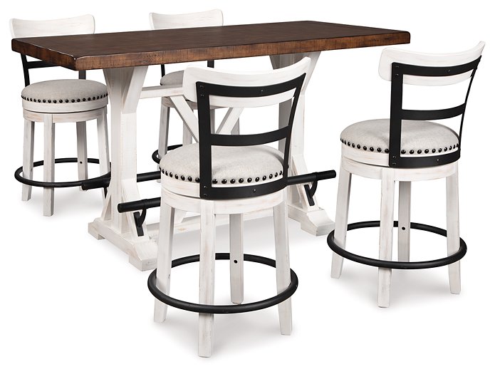 Valebeck Counter Height Dining Set - LasVegasFurnitureOnline.com