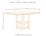 Ralene Counter Height Dining Set - LasVegasFurnitureOnline.com