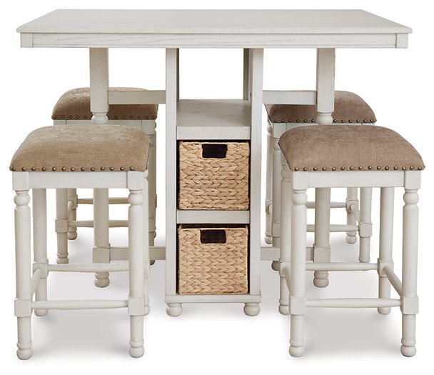 Robbinsdale Counter Height Dining Table and Bar Stools (Set of 5) - LasVegasFurnitureOnline.com