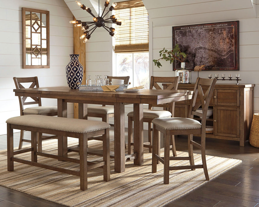 Moriville Counter Height Dining Set - LasVegasFurnitureOnline.com