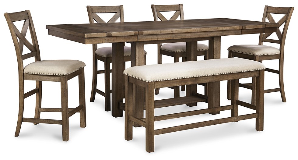 Moriville Counter Height Dining Set - LasVegasFurnitureOnline.com