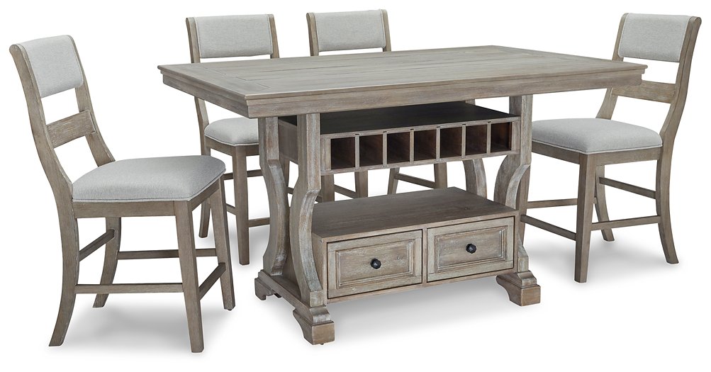 Moreshire Counter Height Dining Set - LasVegasFurnitureOnline.com