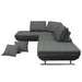 Dolce 2PC Lounge Seating Platforms with Moveable Backrest Supports by Diamond Sofa - Grey Fabric - LasVegasFurnitureOnline.com