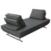 Dolce Lounge Seating Platform with Moveable Backrest Supports by Diamond Sofa - Grey Fabric - LasVegasFurnitureOnline.com