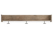 Oliah Wall Mounted Coat Rack with Shelf - LasVegasFurnitureOnline.com