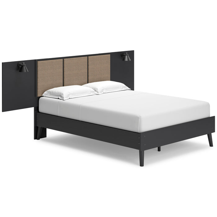 Charlang Panel Bed with 2 Extensions - LasVegasFurnitureOnline.com