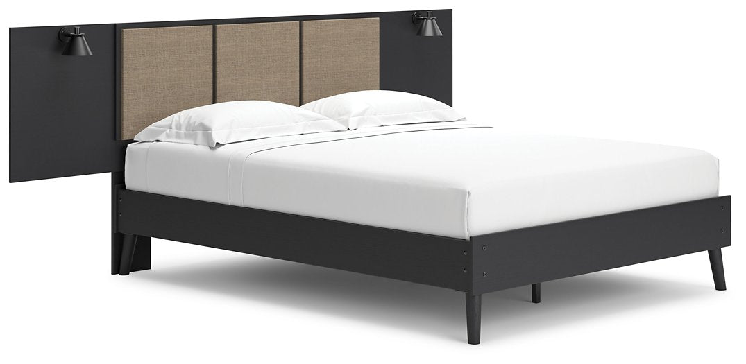 Charlang Panel Bed with 2 Extensions - LasVegasFurnitureOnline.com