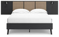 Charlang Panel Bed with 2 Extensions - LasVegasFurnitureOnline.com