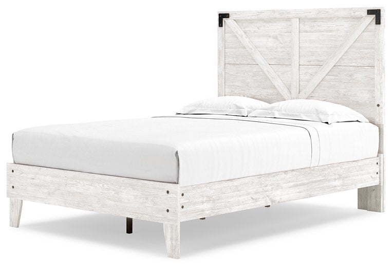 Shawburn Crossbuck Panel Bed - LasVegasFurnitureOnline.com