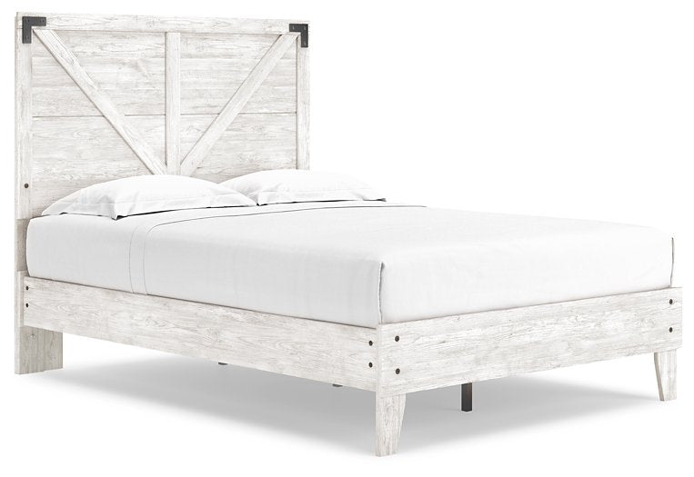 Shawburn Crossbuck Panel Bed - LasVegasFurnitureOnline.com